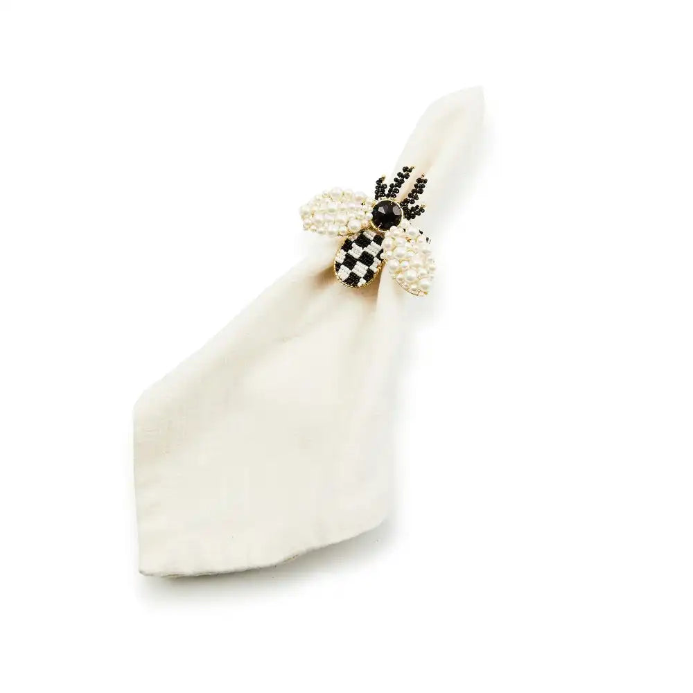 Bee Napkin Rings, Set of 4 Secondary image