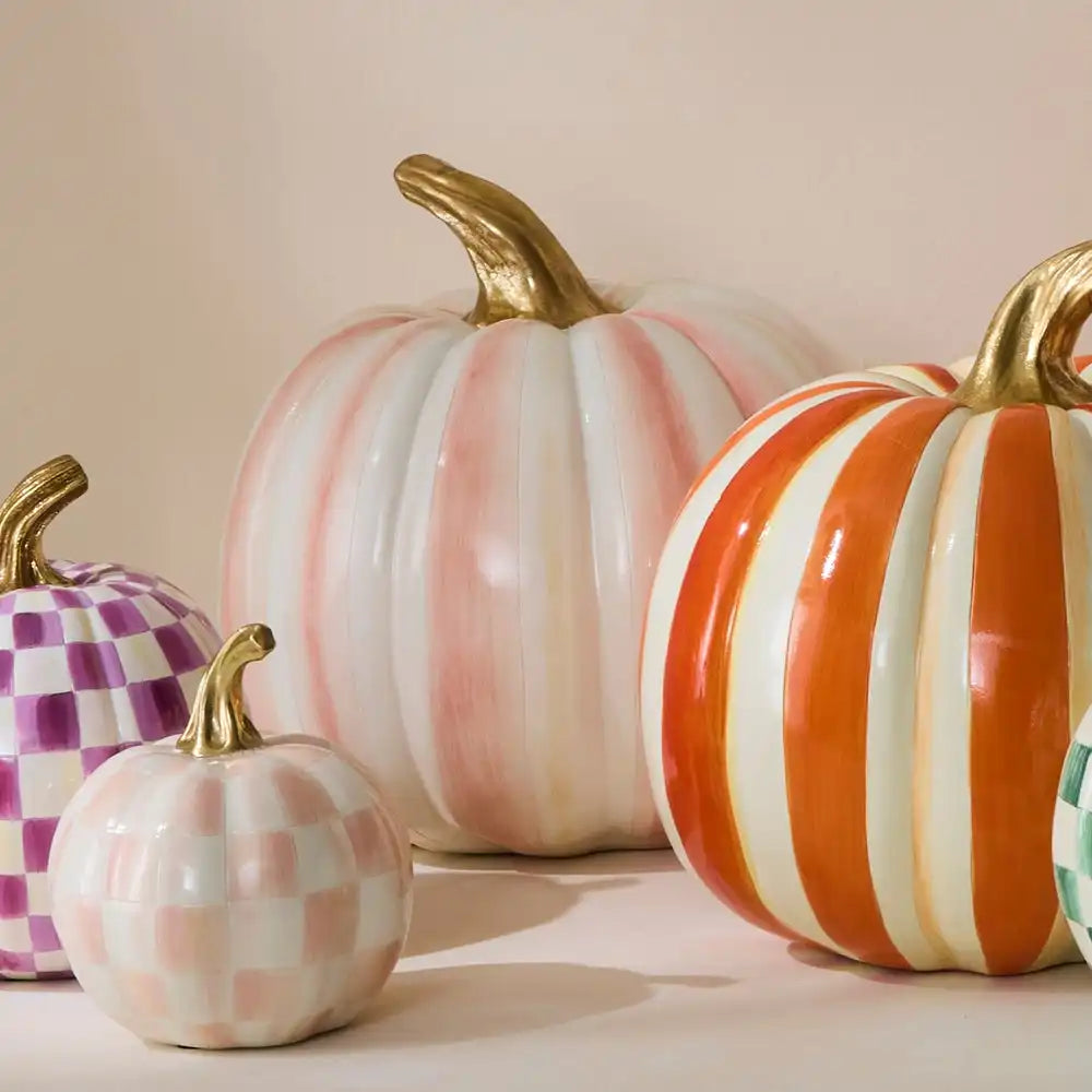 Mocha Stripe Medium Pumpkin