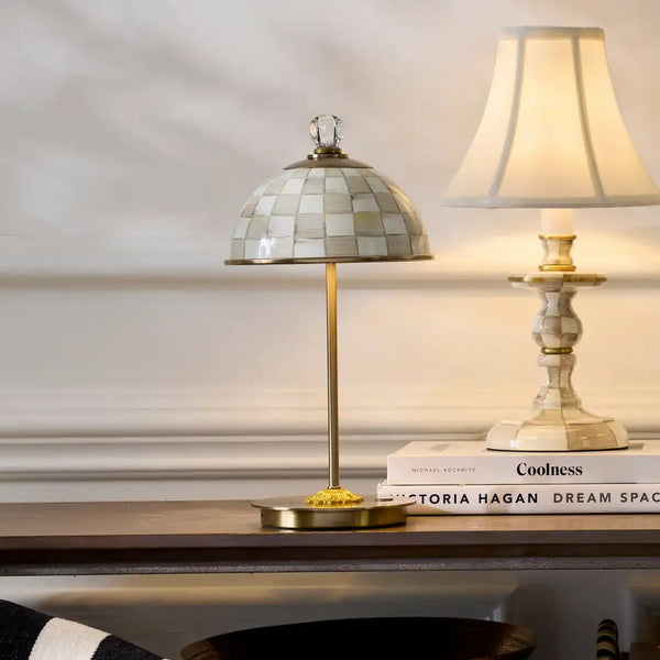 Sophisticheck LED Rechargeable Dome Table Lamp