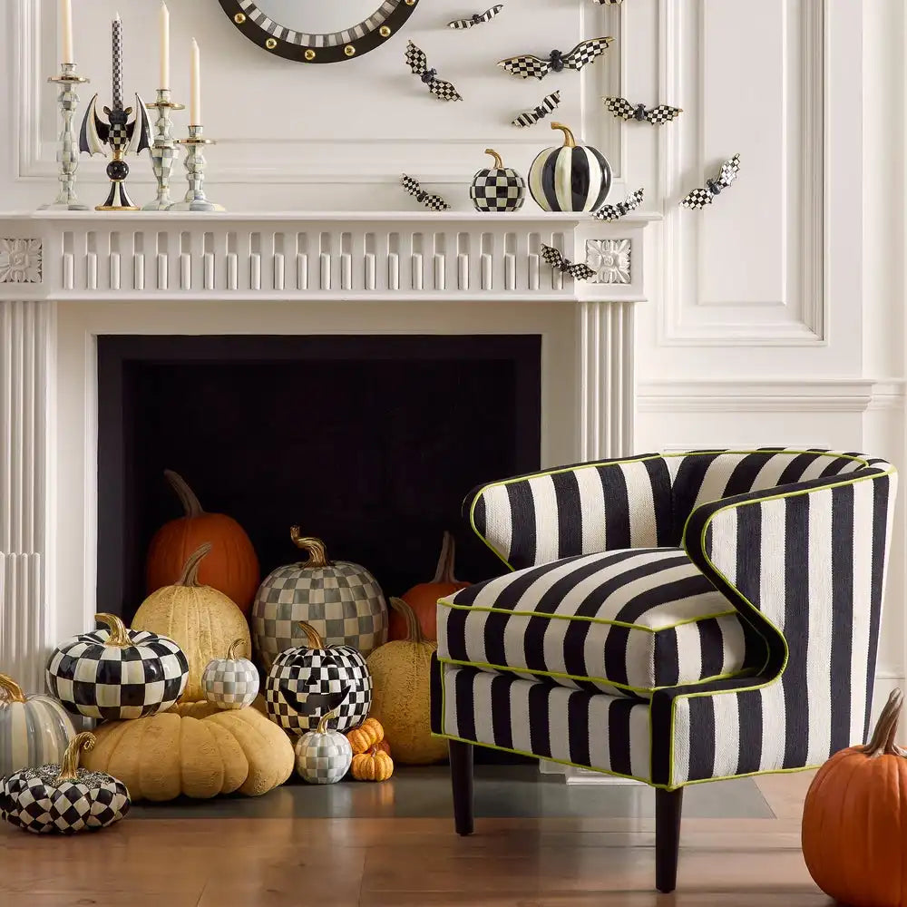 Mocha Stripe Medium Pumpkin