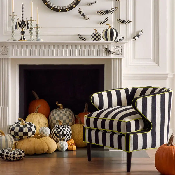 Mocha Stripe Medium Pumpkin