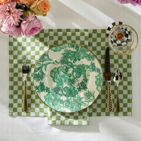 Emerald English Garden Charger/Plate
