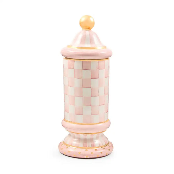 Rosy Check Ceramic Globe Canister