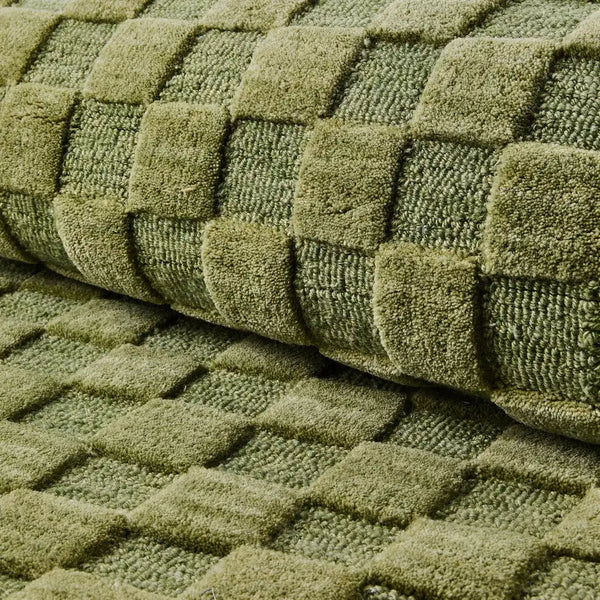 Moss Checkerboard 2'3" x 3'9" Rug