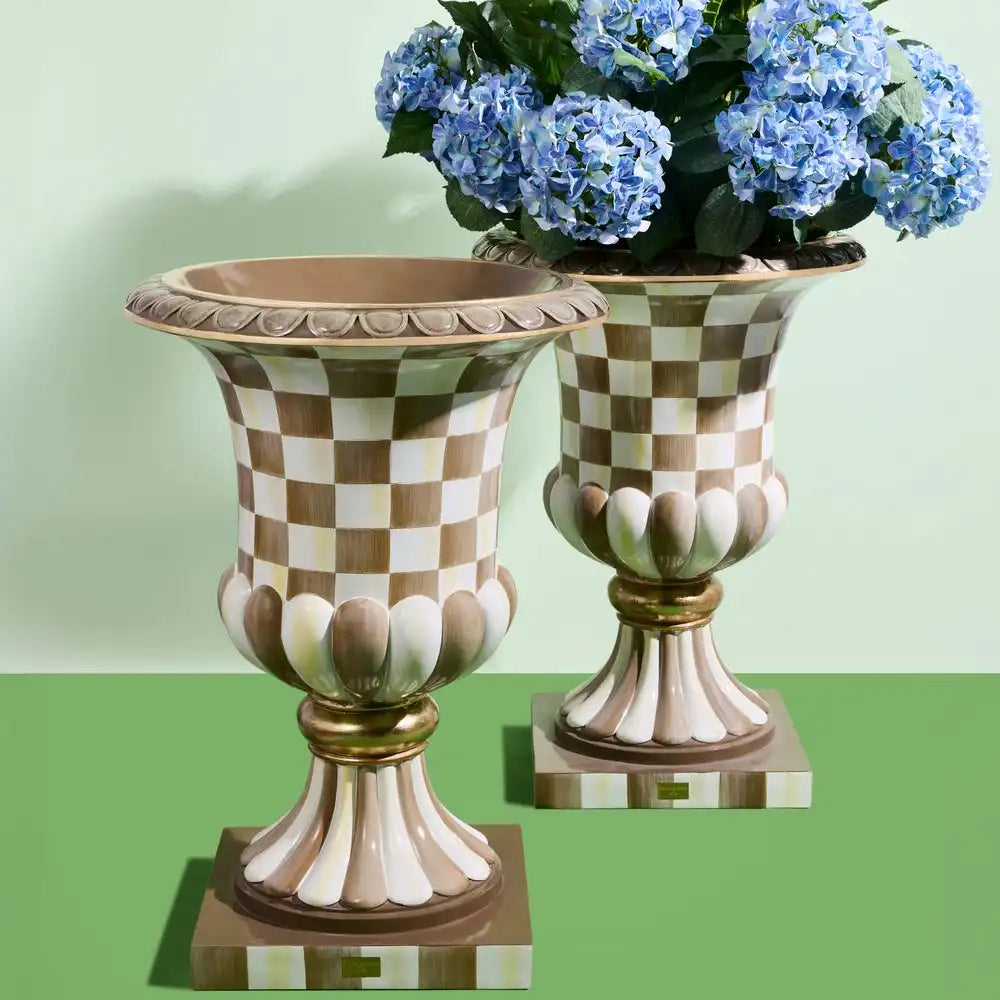 Courtly Stripe Urn