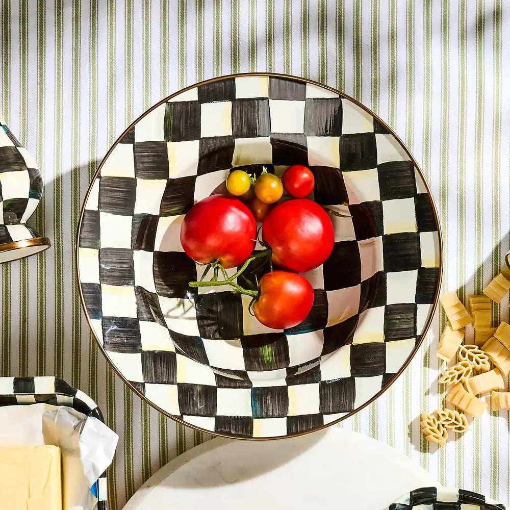Courtly Check Serving Bowl