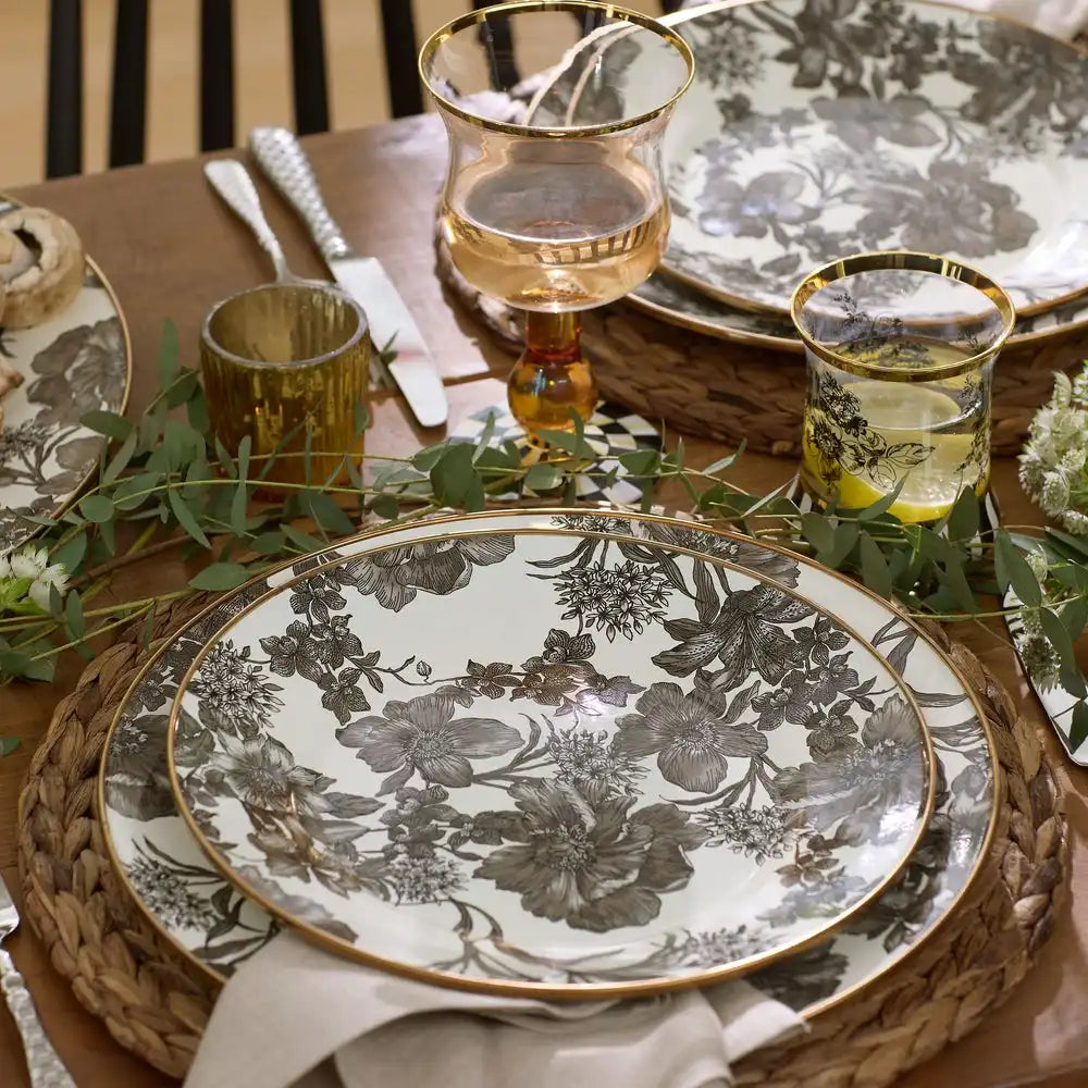 Sterling English Garden Enamel Charger/Plate