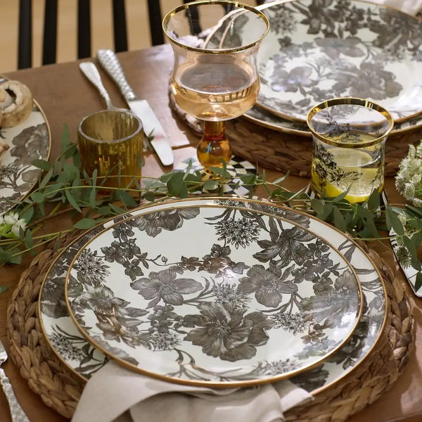 Sterling English Garden Enamel Charger/Plate
