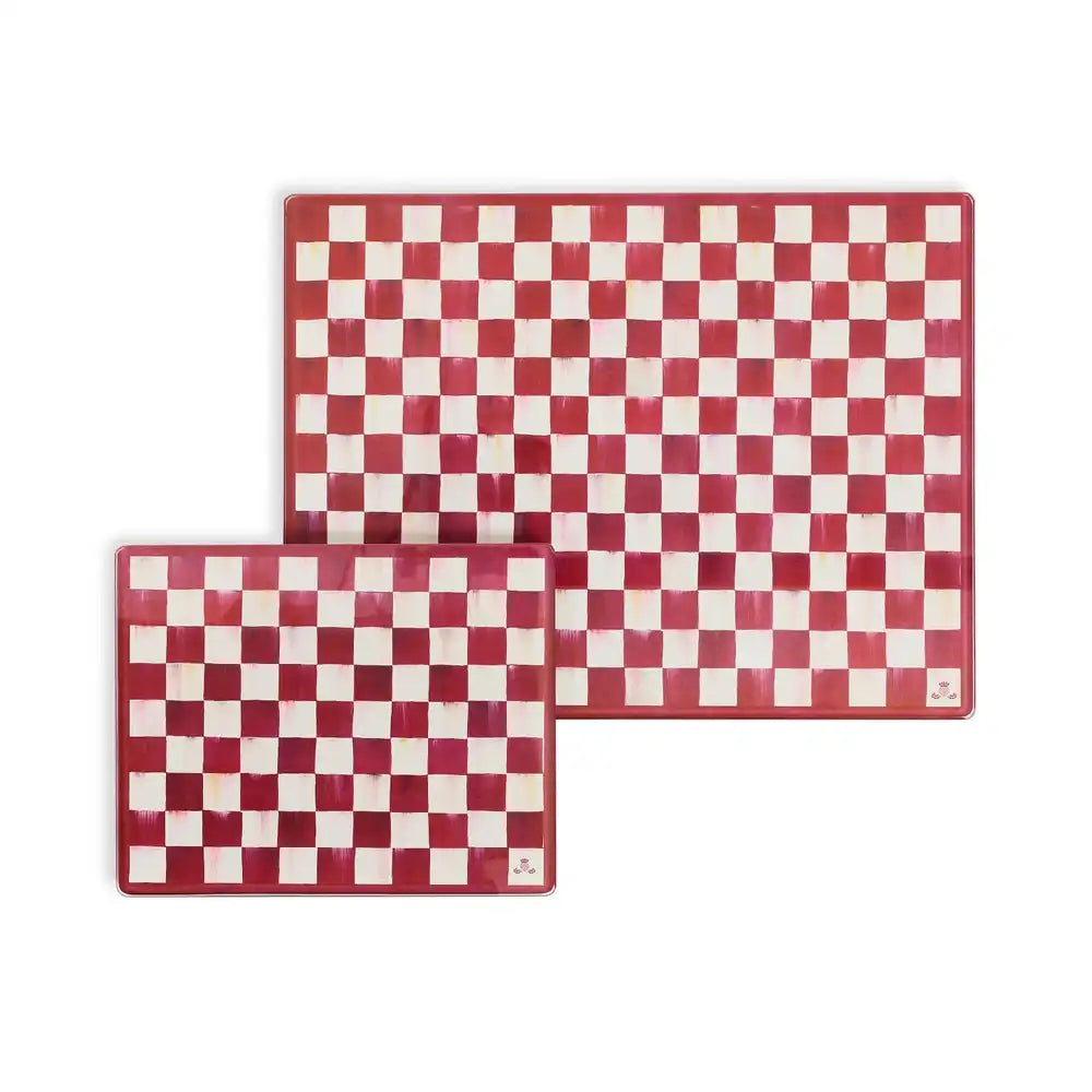 Cherry Check Cutting Board, Set of 2 Main image