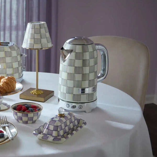 Emerald Check Electric Kettle