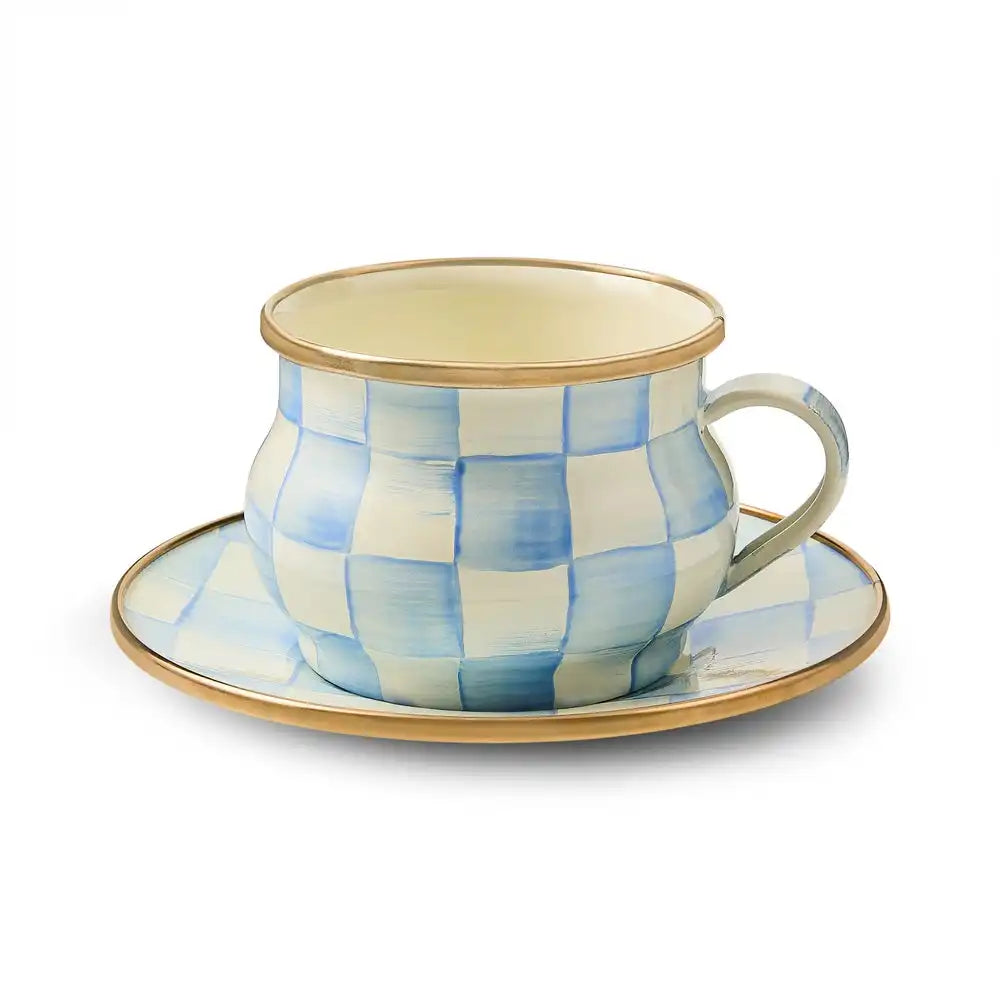 Sterling Check Saucer