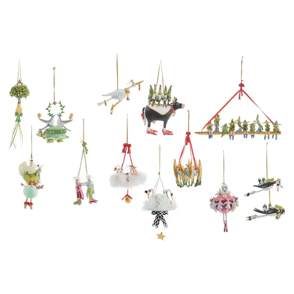 Patience Brewster 12 Days Mini Ornaments Set