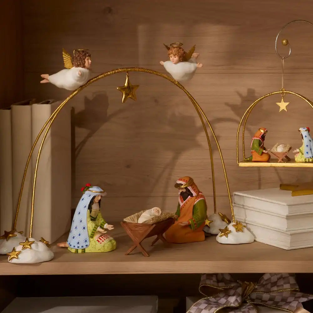 Patience Brewster Nativity Cherub Angels Mini Arch Set, Set of 4