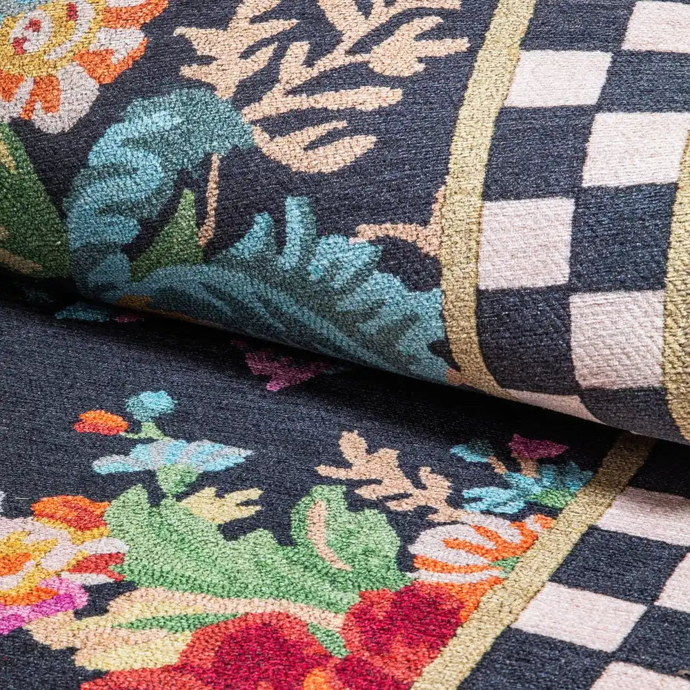 Flower Market 8' x 10' Washable Rug