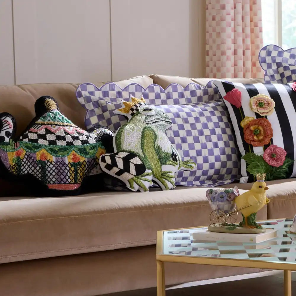 Frog Shaped Throw Pillow Secondary image