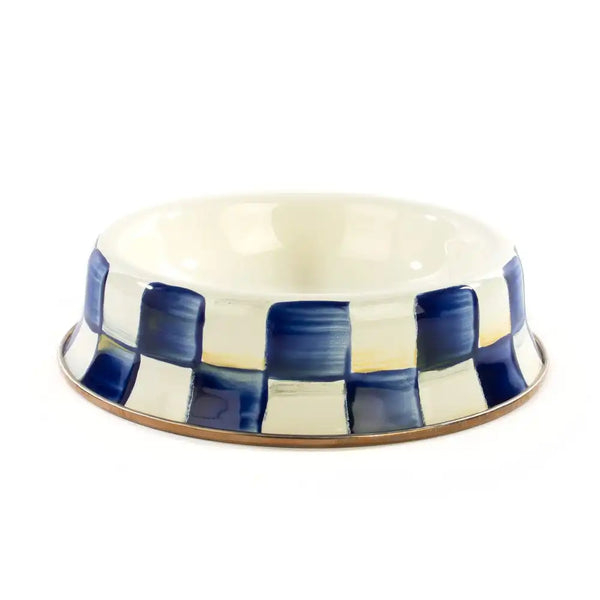 Sky Check Small Pet Dish