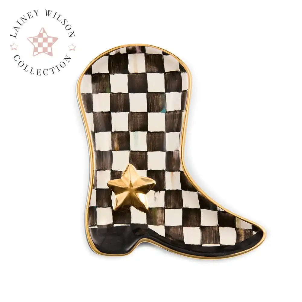 Lainey Wilson Rosy Check Cowgirl Boot Dish