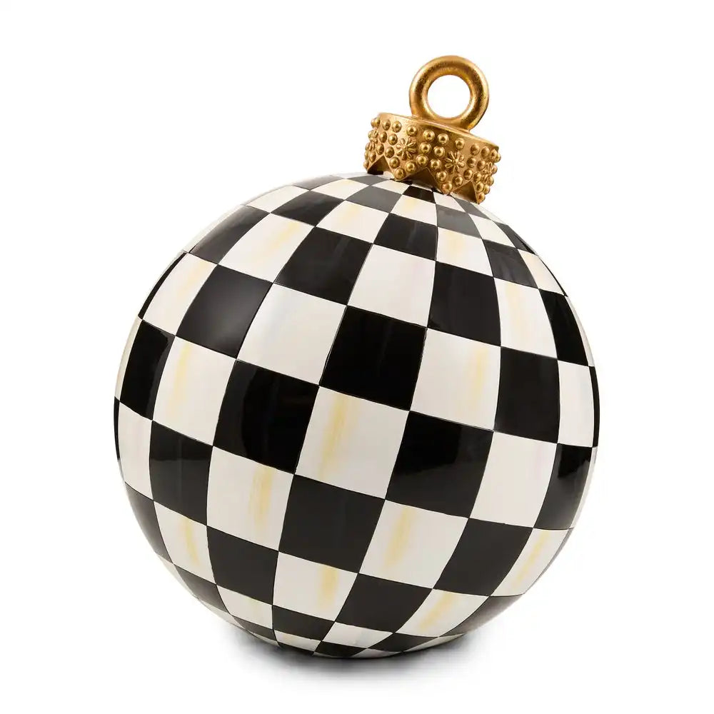 Red Stripe Medium Tabletop Ornament