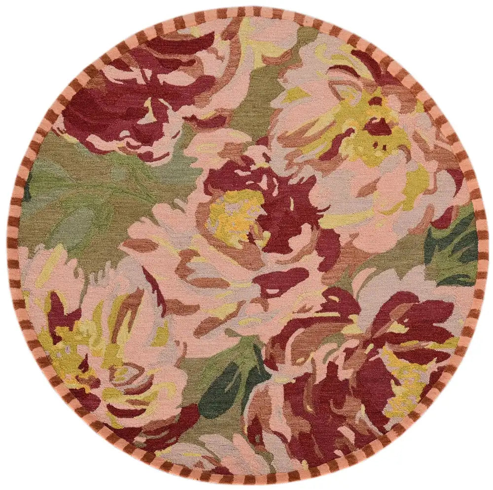 Autumn Rose 6' Round Rug