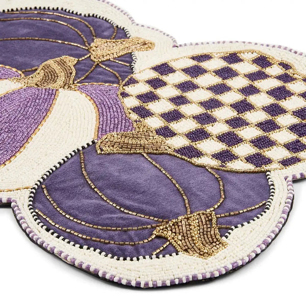 Violet Pumpkins Table Runner