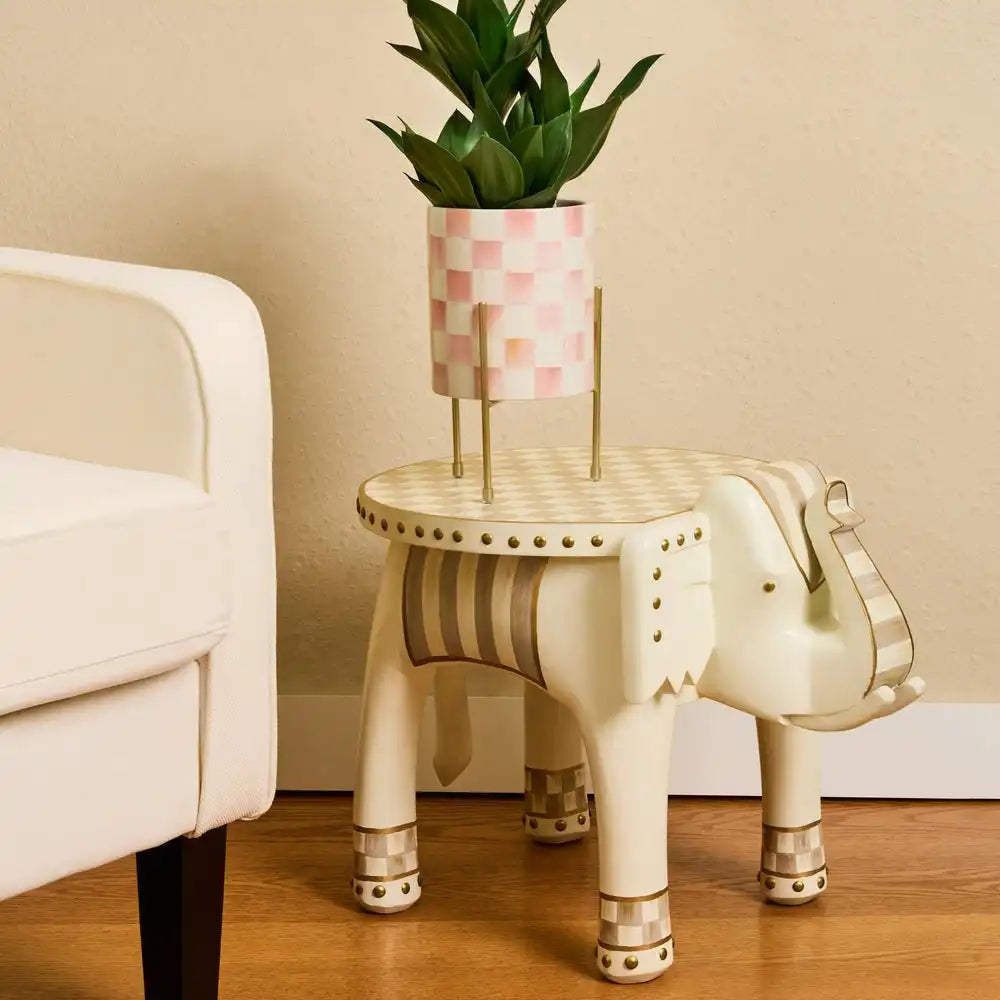 Mocha Elephant Accent Table Secondary image