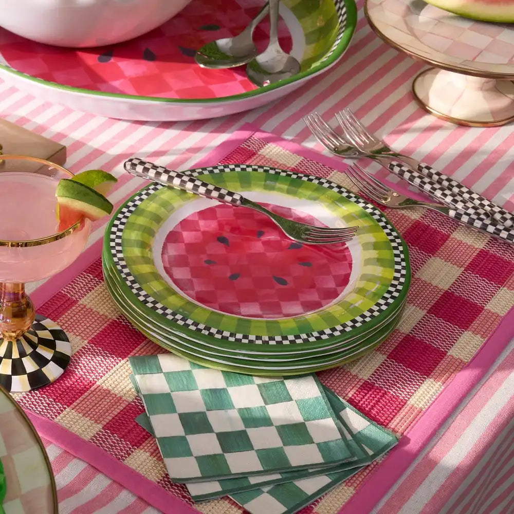 Watermelon Melamine Small Bowls, Set of 4