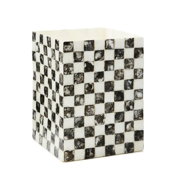 Courtly Check Capiz Vanity Tray