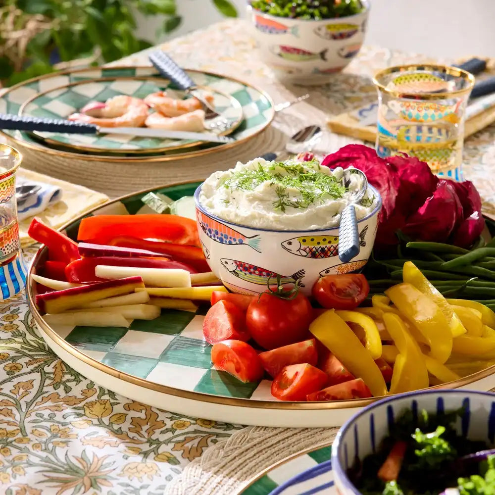 Sophisticheck Round Tray