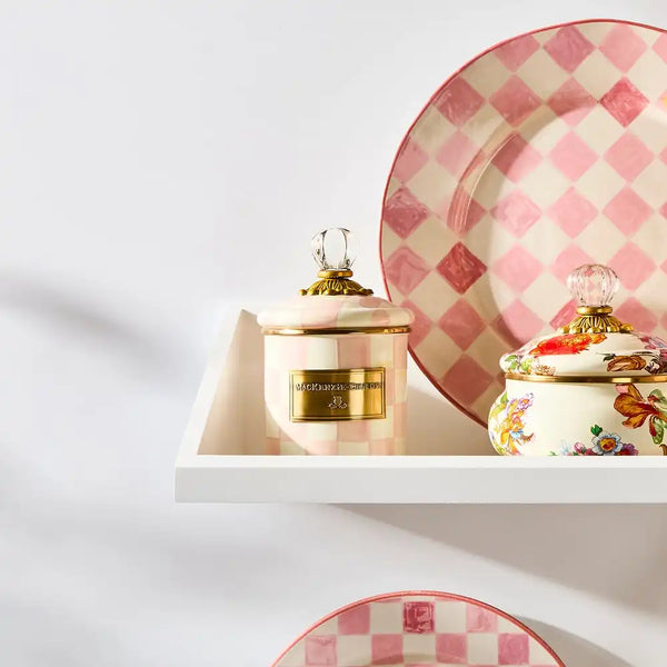 Rosy Check Canisters, Set of 3