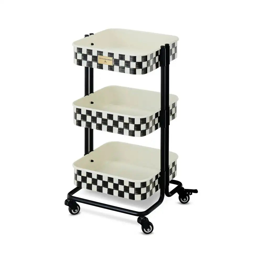 Courtly Check 3-Tier Compact Kitchen Cart Secondary image