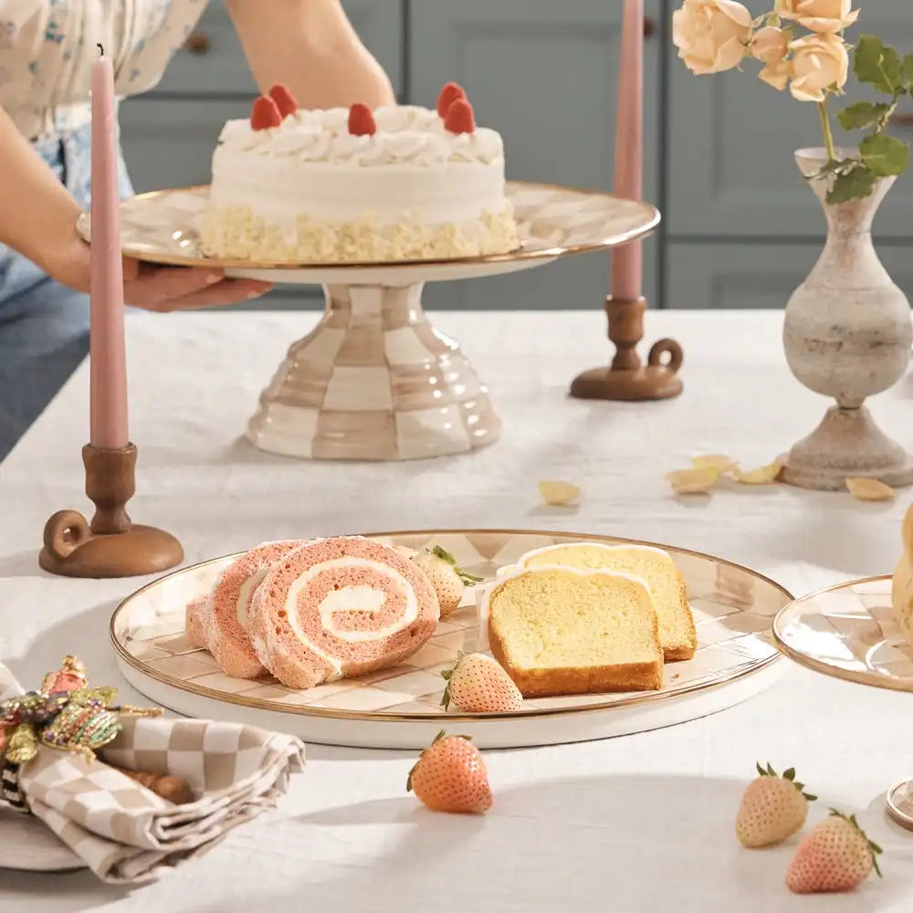 Sophisticheck Round Tray