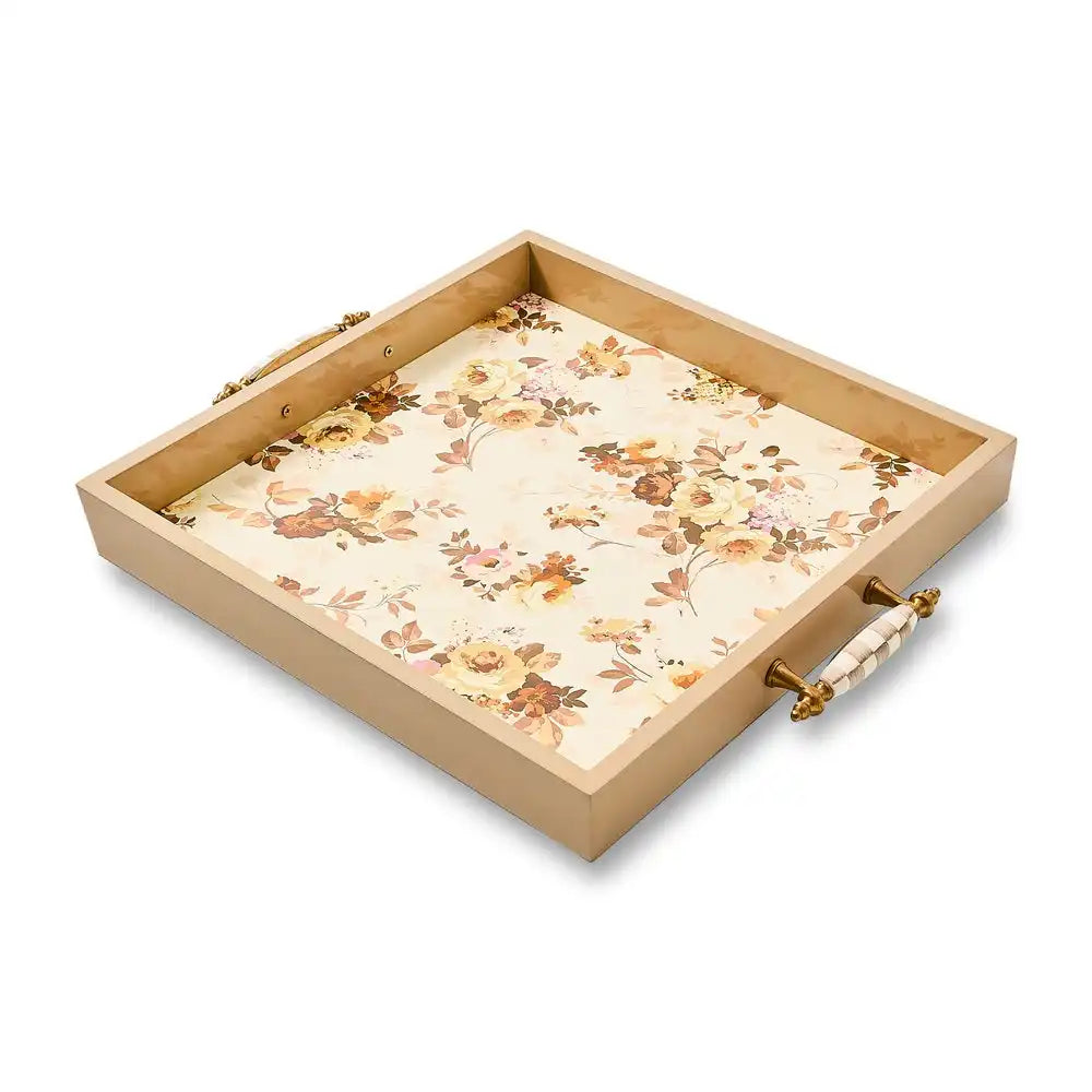 Courtly English Garden Serving Tray