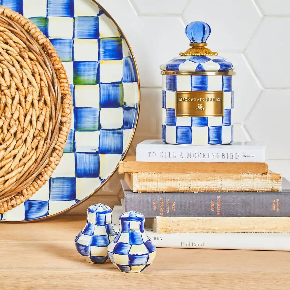 Courtly Check Large Salt & Pepper Shakers
