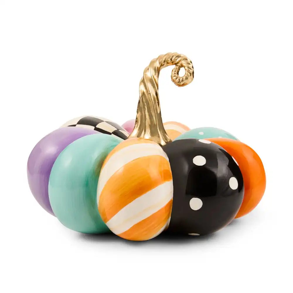 Whimsy Patchwork Small Squashed Pumpkin Main image