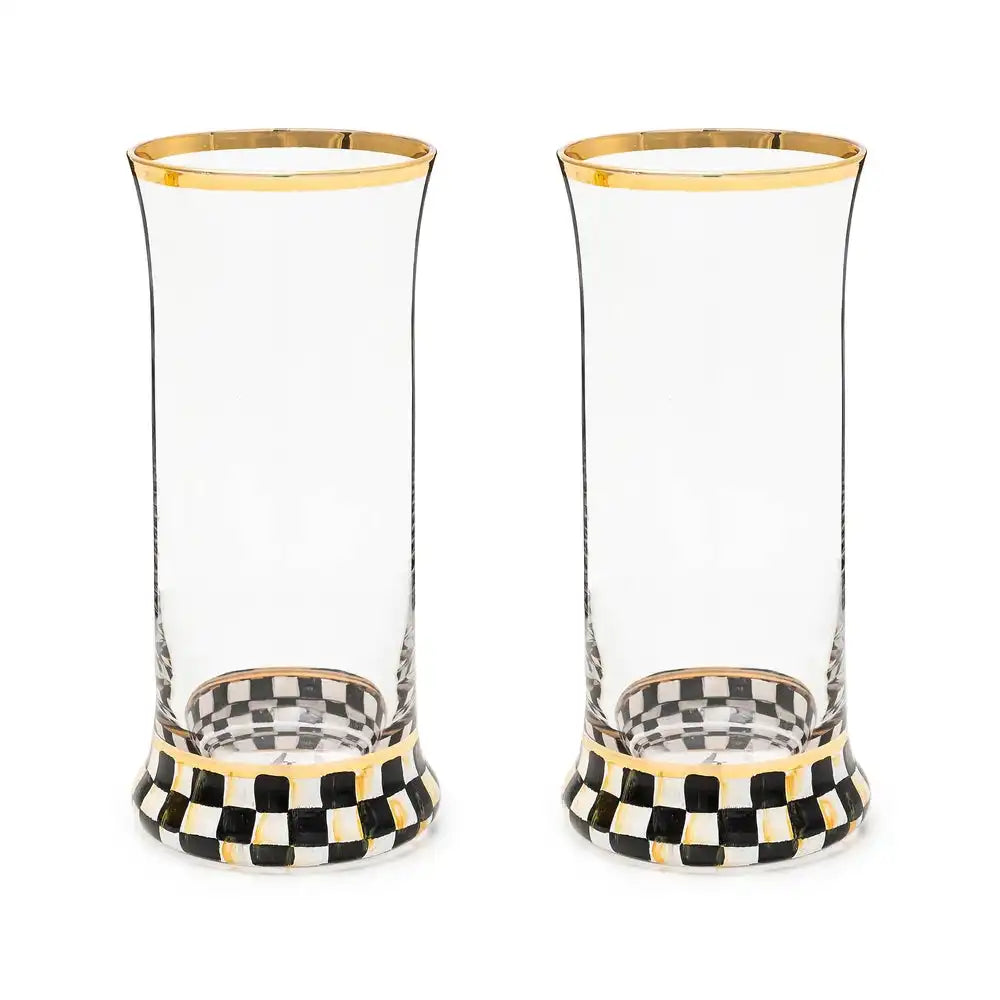Courtly Check Coupe Glass