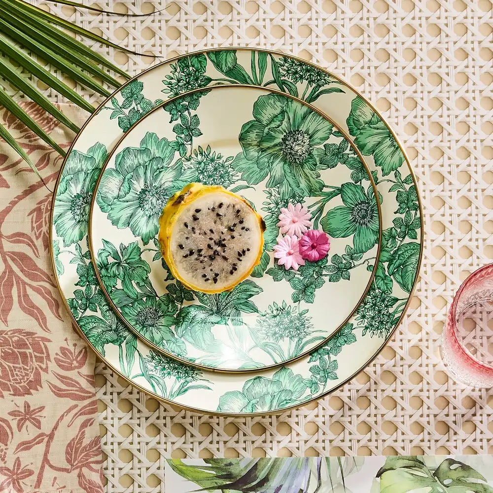 Emerald English Garden Charger/Plate