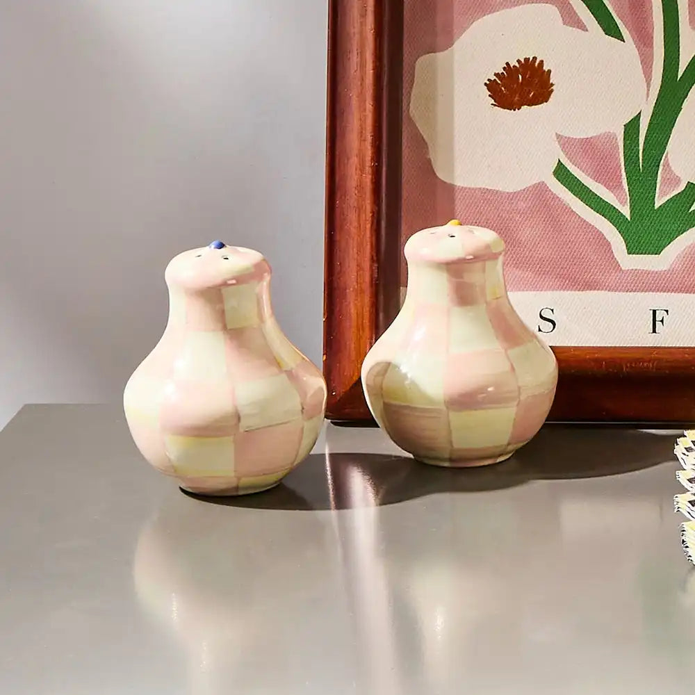 Courtly Check Large Salt & Pepper Shakers