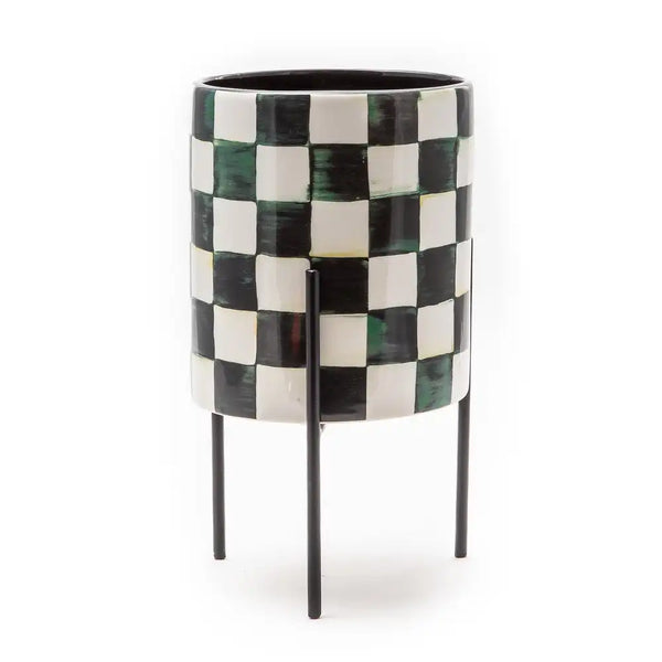 Rosy Check Tabletop Planter