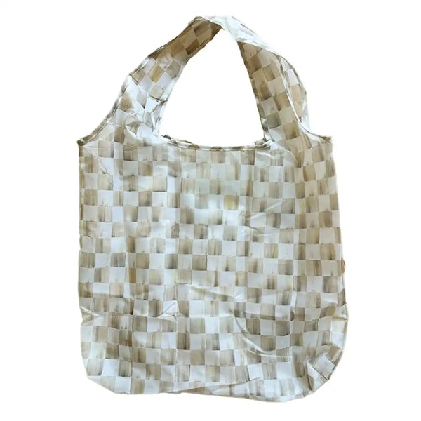 Emerald Check To Go Tote