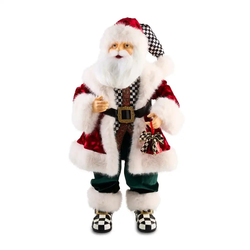 Animated Courtly Fabric Santa Main image