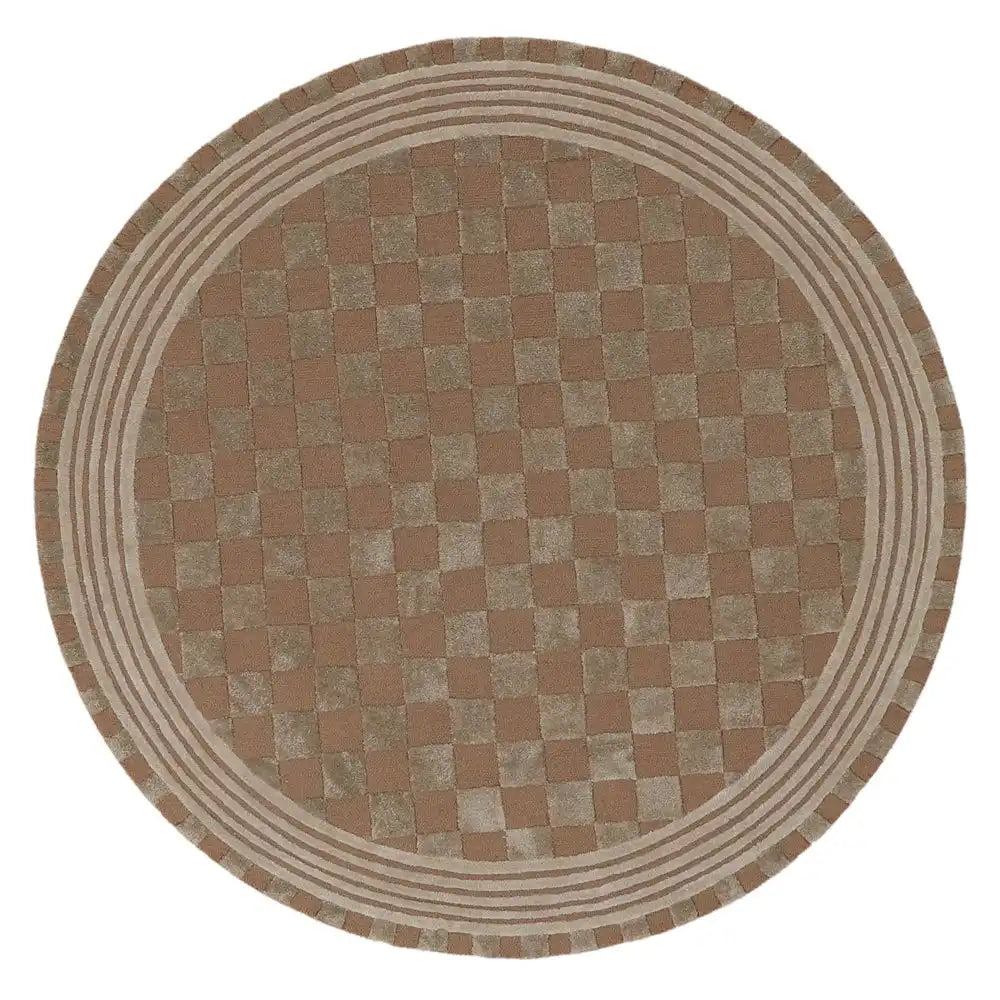 Light Grey Tonal Check 3' x 5' Rug