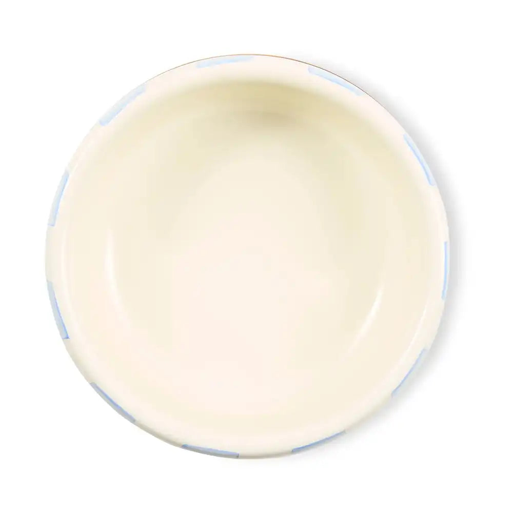 Sky Check Small Pet Dish