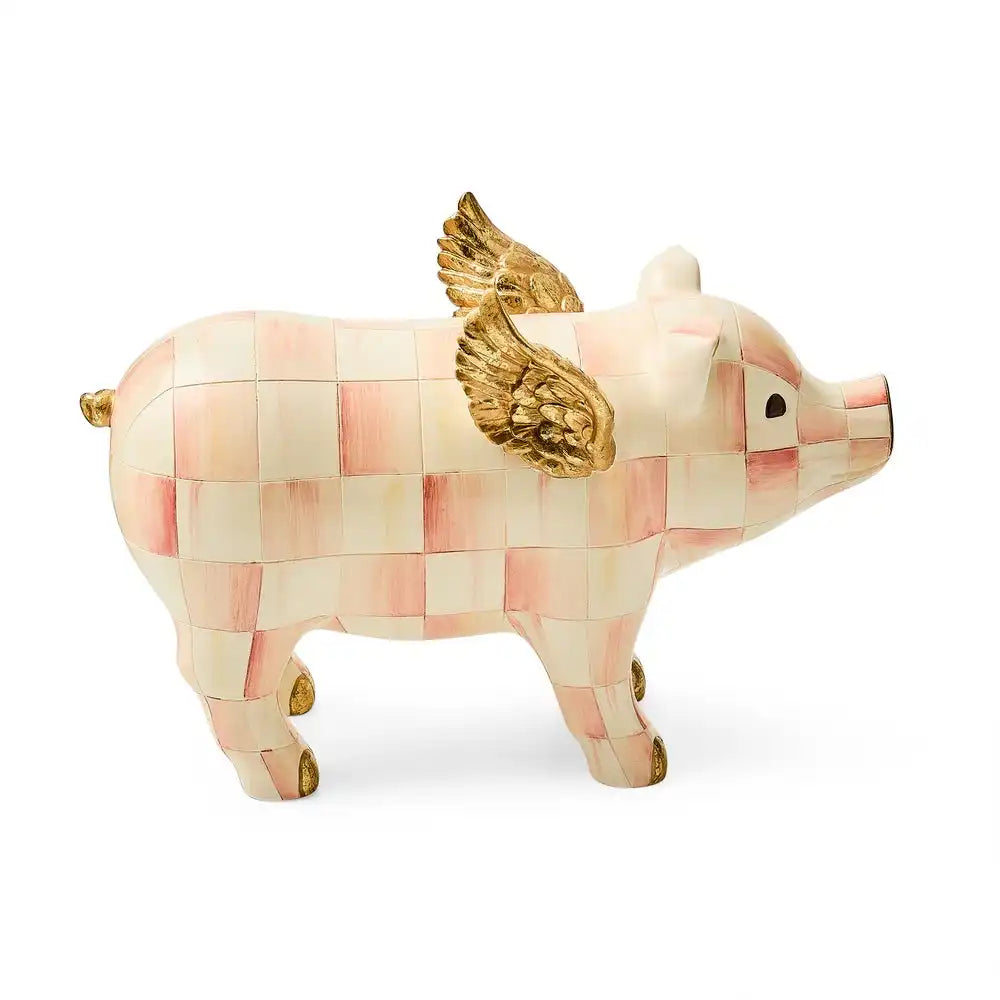 Rosy Check Flying Pig Figurine Secondary image