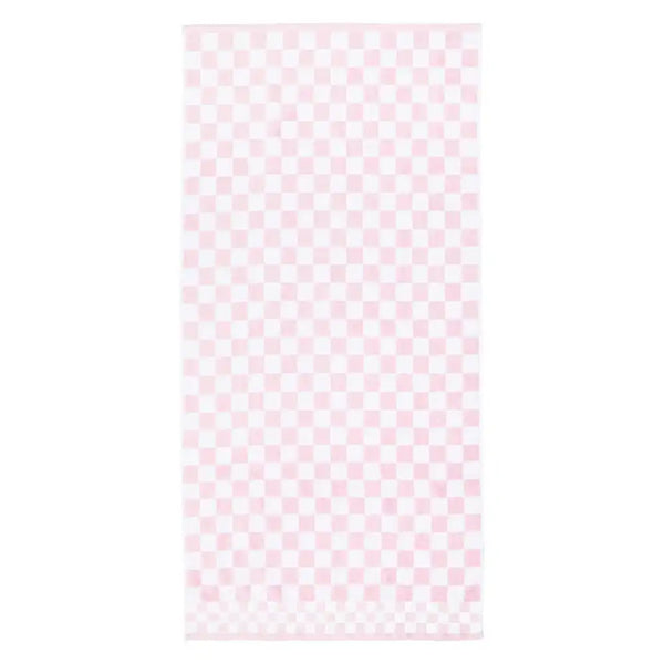 Black Check Hand Towel