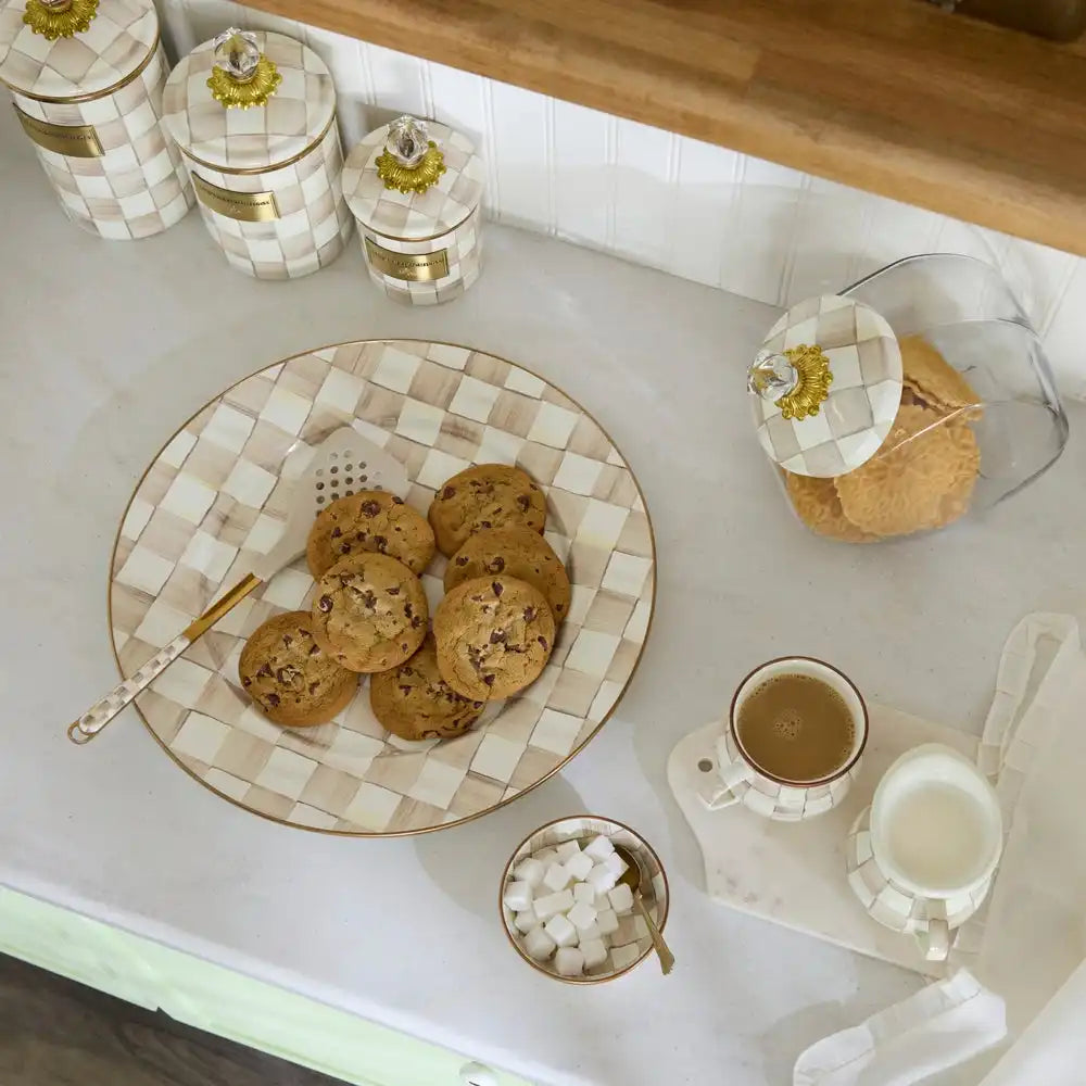 Royal Check Serving Platter