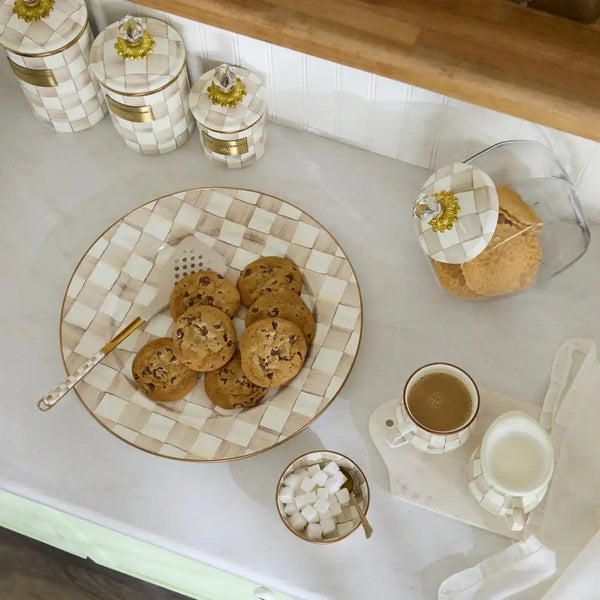 Royal Check Serving Platter