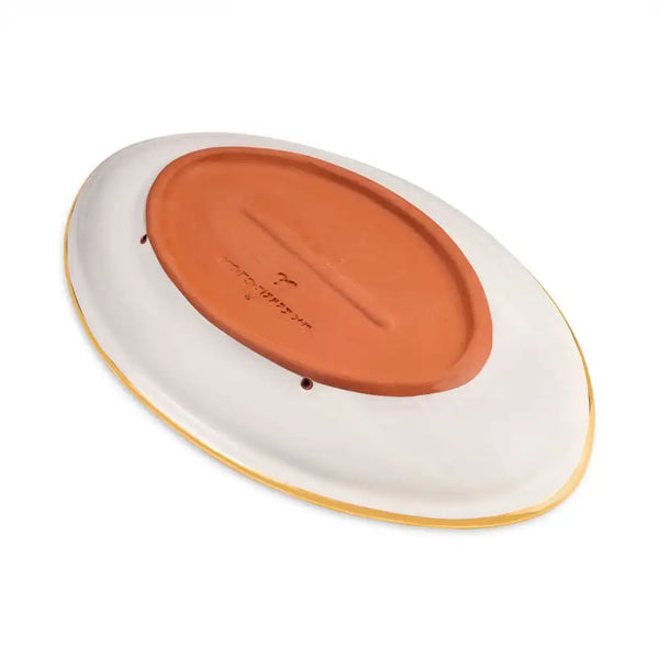 Courtly Check Football Platter