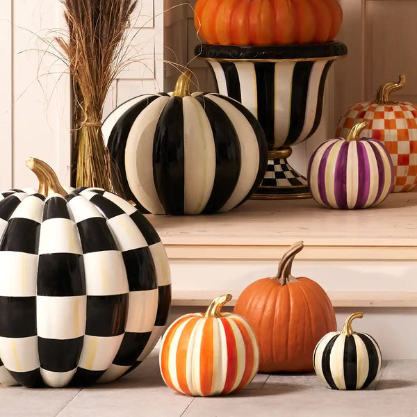 Mocha Stripe Medium Pumpkin