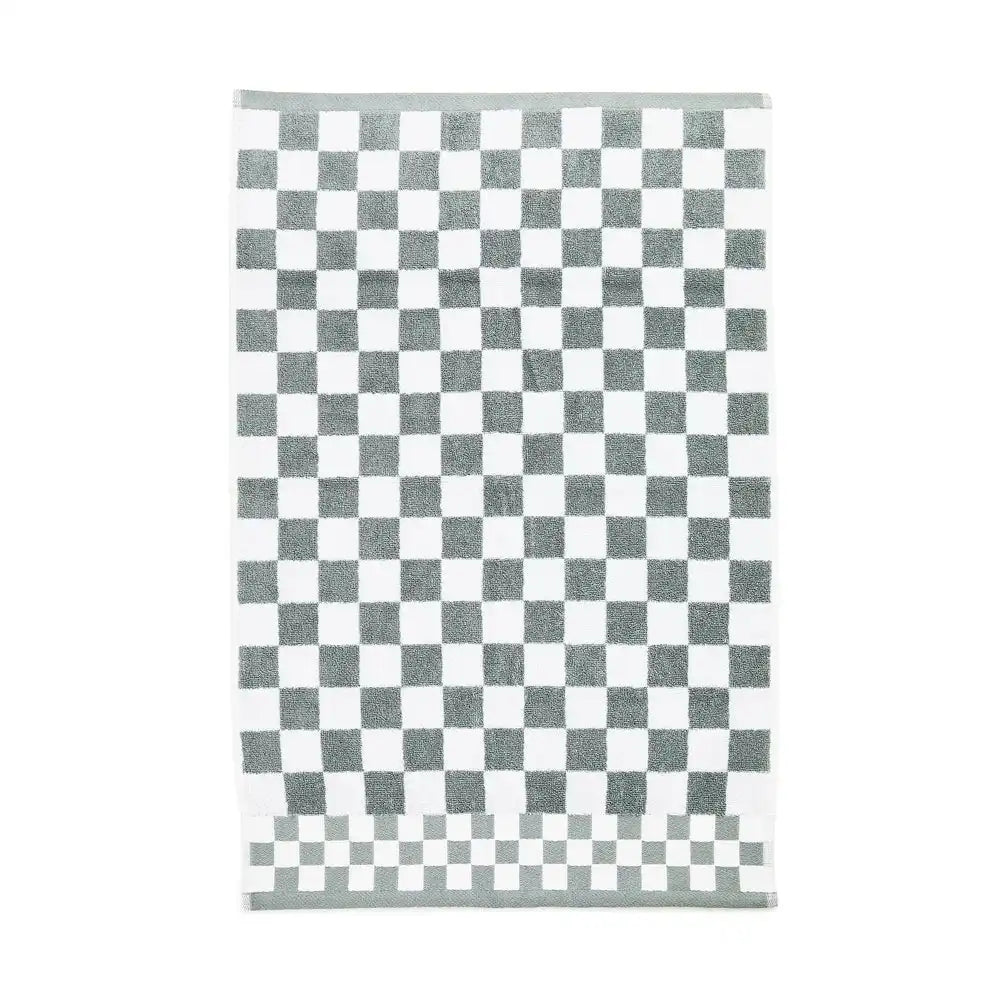 Black Check Hand Towel