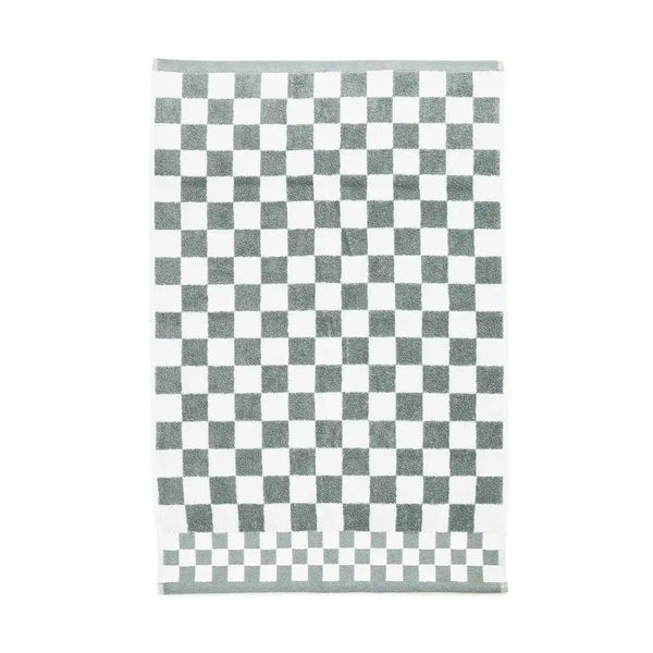 Black Check Hand Towel